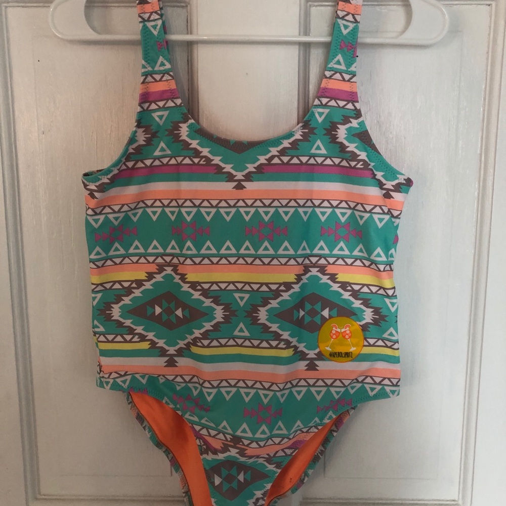 The Aperol Oasis chubbies one piece